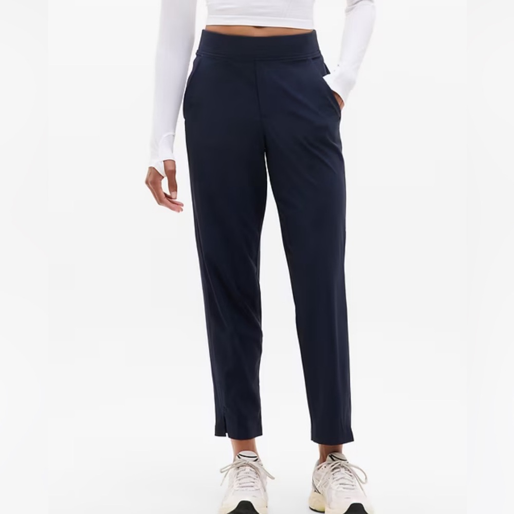 Athleta Women's Brooklyn Mid Rise Ankle Navy Pant